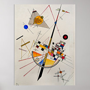 Kandinsky - Delicate tension Poster