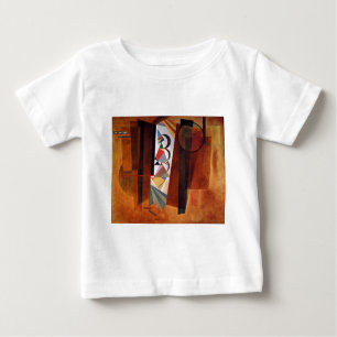 Kandinsky Development in Brown Abstract Painting Baby T-Shirt