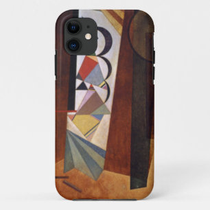 Kandinsky Development in Brown Abstract Painting iPhone 11 Case
