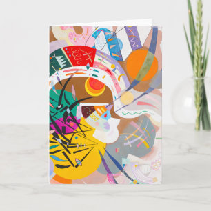 Kandinsky Dominant Curve Greeting Card
