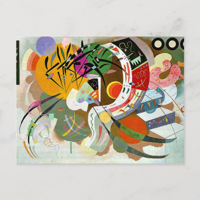 Kandinsky - Dominant Curve Postcard (Front)