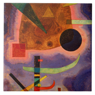 Kandinsky - Drei Elemente, Ceramic Tile