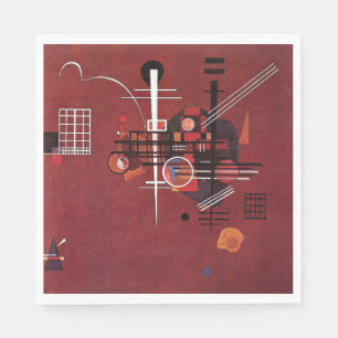 Kandinsky - Dull Red Napkin