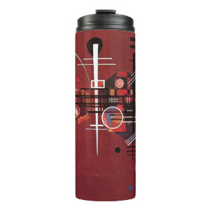 Kandinsky - Dull Red Thermal Tumbler