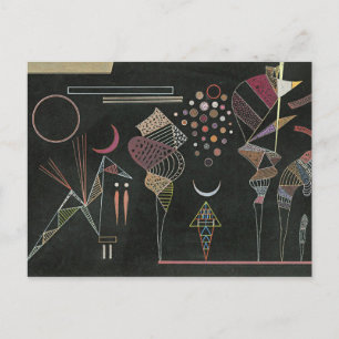 Kandinsky - Etude por Contrastes Reduits Postcard