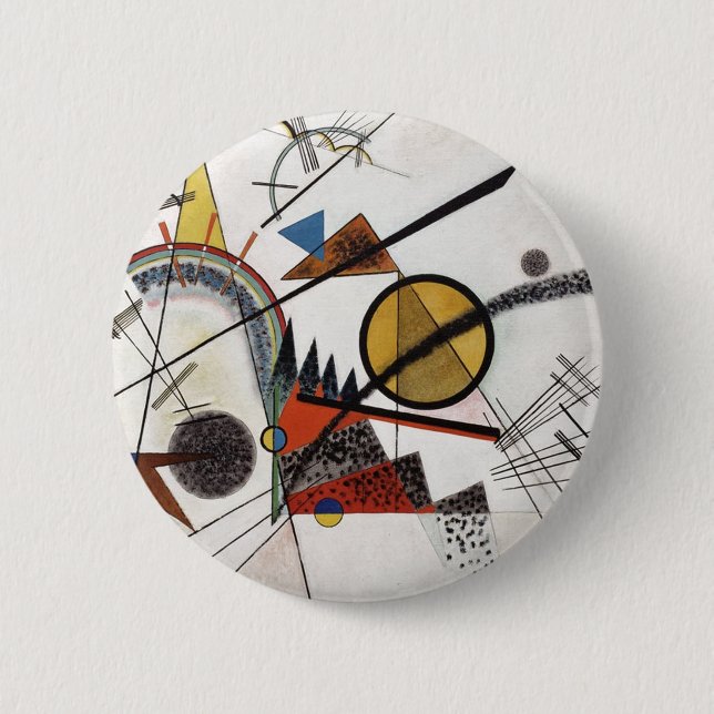 Kandinsky Expressionist Abstract Painting Artwork 6 Cm Round Badge (Front)