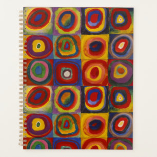Kandinsky Farbstudie Quadrate Colourful Squares Planner