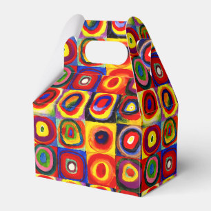 Kandinsky Farbstudie Quadrate Squares Circles Art Favour Box
