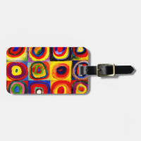 Kandinsky Farbstudie Quadrate Squares Circles Art