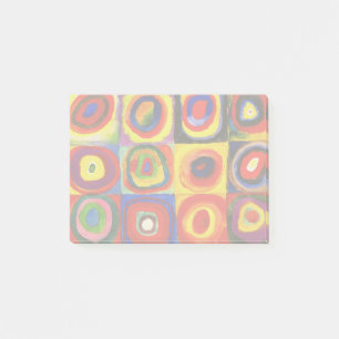Kandinsky Farbstudie Quadrate Squares Circles Art Post-it Notes