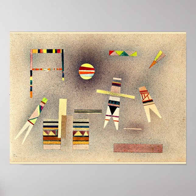 Kandinsky - Flight, abstract artwork Poster (Front)