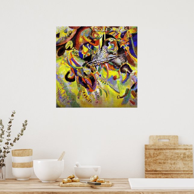 Kandinsky - Fugue, abstract painting, Poster (Kitchen)