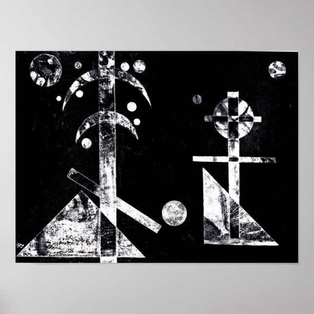 Kandinsky - Fur Nina zu Weihnachten Poster (Front)