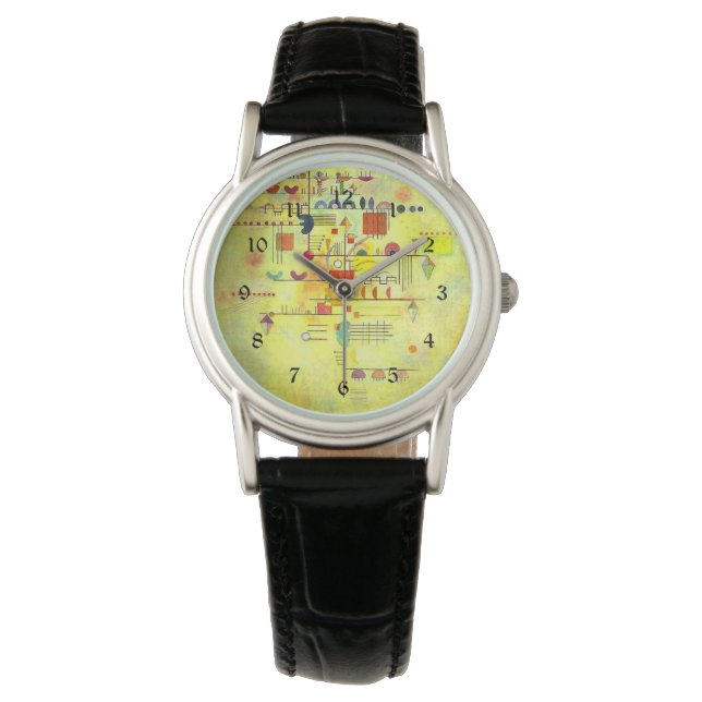 Kandinsky - Gentle Ascent, abstract art Watch (Front)