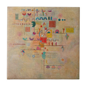 Kandinsky - Graceful Ascent, Ceramic Tile