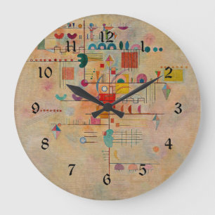 Kandinsky - Graceful Ascent Large Clock