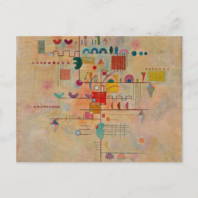 Kandinsky - Graceful Ascent Postcard (Front)
