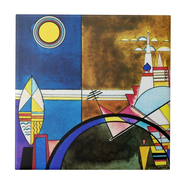 Kandinsky Great Gate of Kiev Tile (Front)