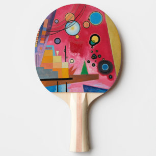 Kandinsky - Heavy Red Ping Pong Paddle