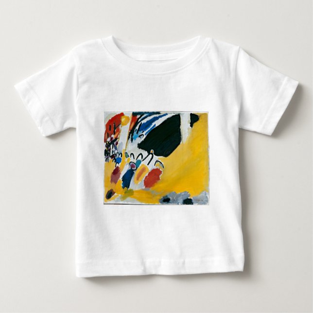 Kandinsky Impression III Concert Abstract Painting Baby T-Shirt (Front)
