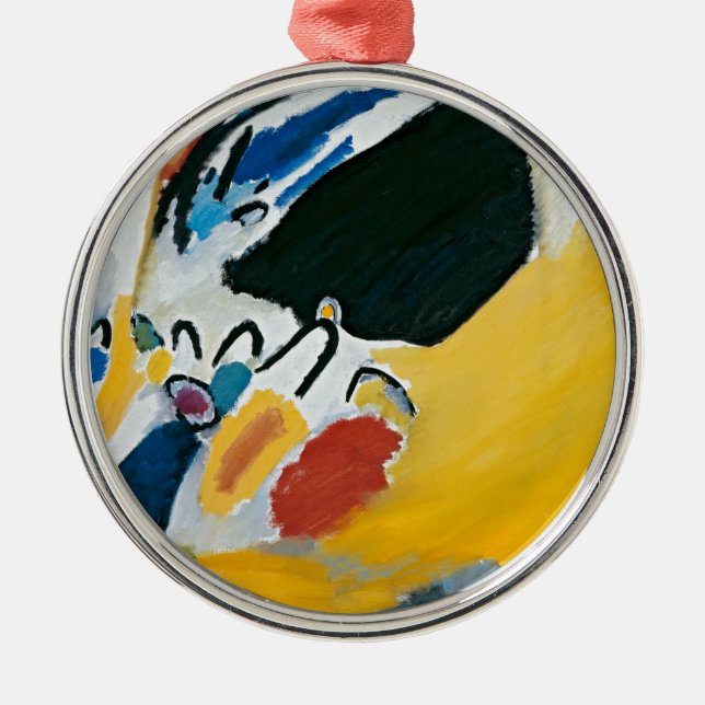 Kandinsky Impression III Concert Abstract Painting Metal Tree Decoration (Front)