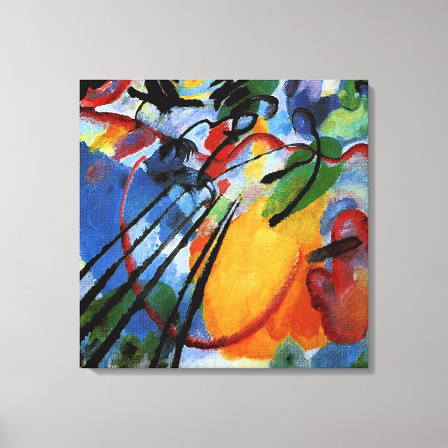 Kandinsky - Improvisation 26, Rowing, Canvas Print (Front)