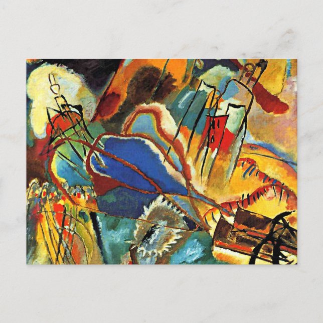Kandinsky - Improvisation 30 - Cannons Postcard (Front)