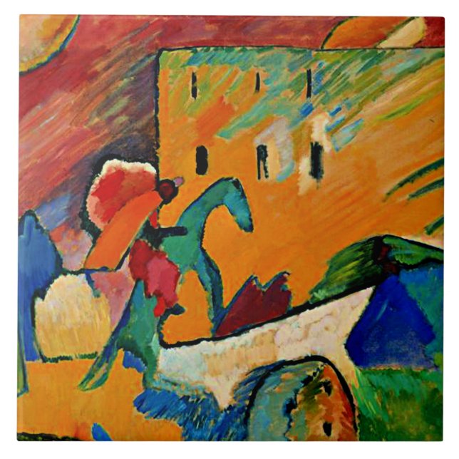 Kandinsky - Improvisation 3, Ceramic Tile (Front)