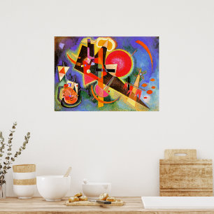 Kandinsky - In Blue, abstract art, Poster