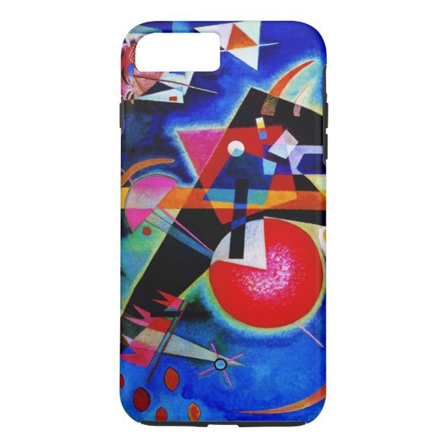 Kandinsky in Blue Abstract Painting Case-Mate iPhone Case (Back)