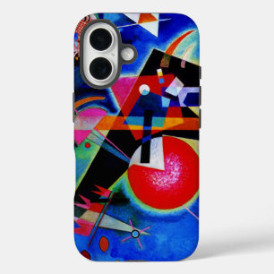 Kandinsky in Blue Abstract Painting iPhone 16 Case