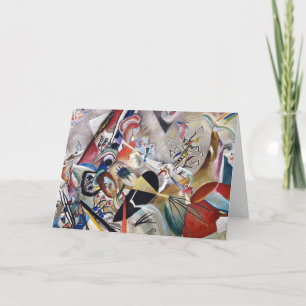 Kandinsky In Grey Greeting Card