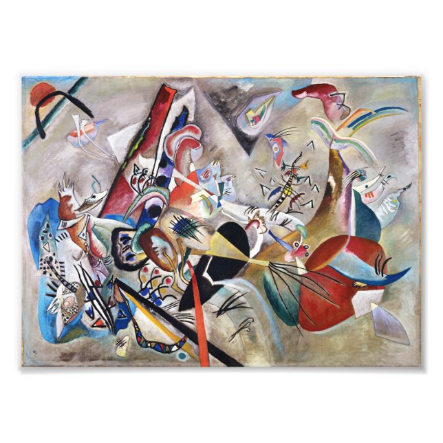 Kandinsky In Grey Photo Print (Front)