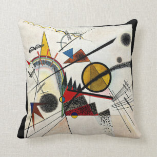 Kandinsky - In the Black Square Cushion