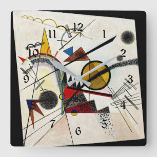 Kandinsky - In the Black Square Wall Clock