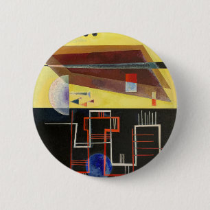Kandinsky Inner Alliance Abstract Artwork 6 Cm Round Badge