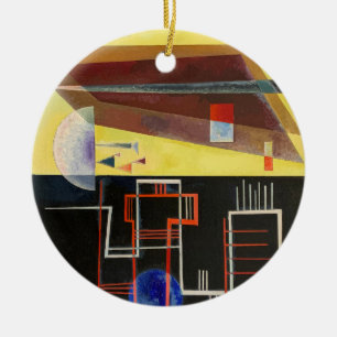 Kandinsky Inner Alliance Abstract Artwork Ceramic Ornament