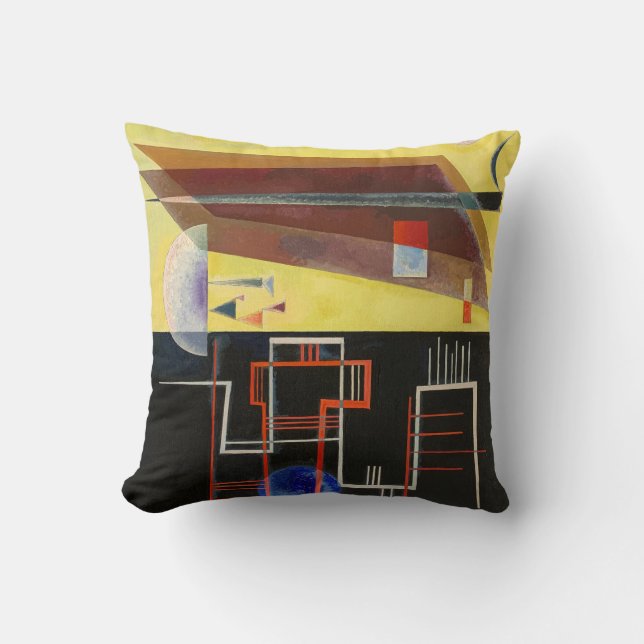 Kandinsky Inner Alliance Abstract Artwork Cushion (Front)