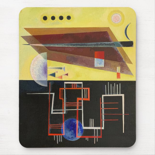 Kandinsky Inner Alliance Abstract Artwork Mouse Pad (Front)