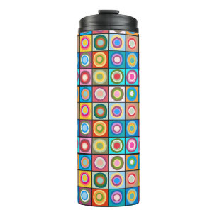 Kandinsky-Inspired Circles  Thermal Tumbler
