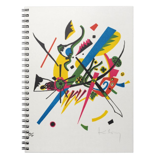 Kandinsky - Kleine Welten 1 (Small Worlds 1) Notebook (Front)