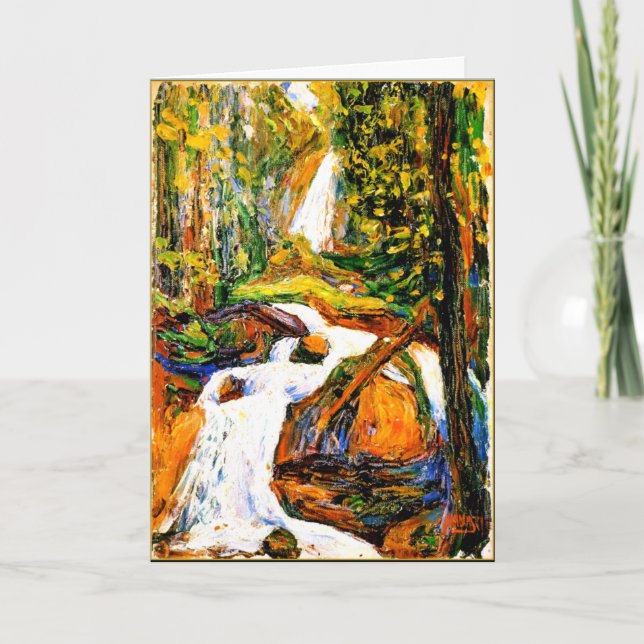 Kandinsky - Kochel - Waterfall I Card (Front)