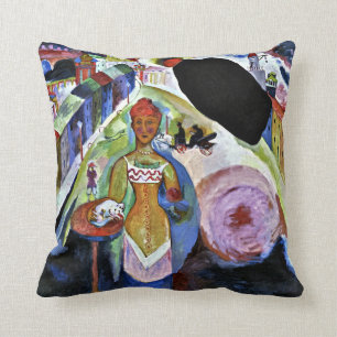 Kandinsky - Lady in Moscow Cushion