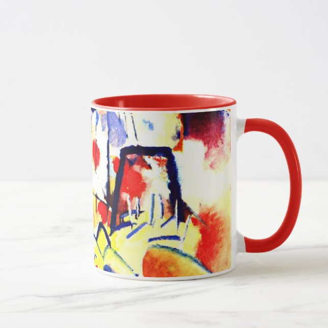 Kandinsky - Landscape with Red Spots Mug (Right)