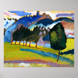 Kandinsky - Landscape with Rolling Hills Poster