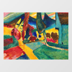 Kandinsky Landscape with Two Poplars