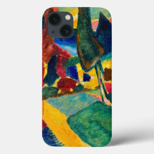 Kandinsky Landscape with Two Poplars iPhone 13 Case