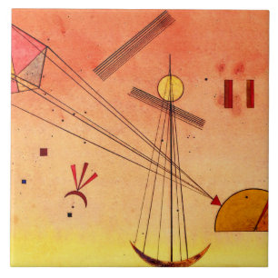 Kandinsky - Light Attachment Ceramic Tile