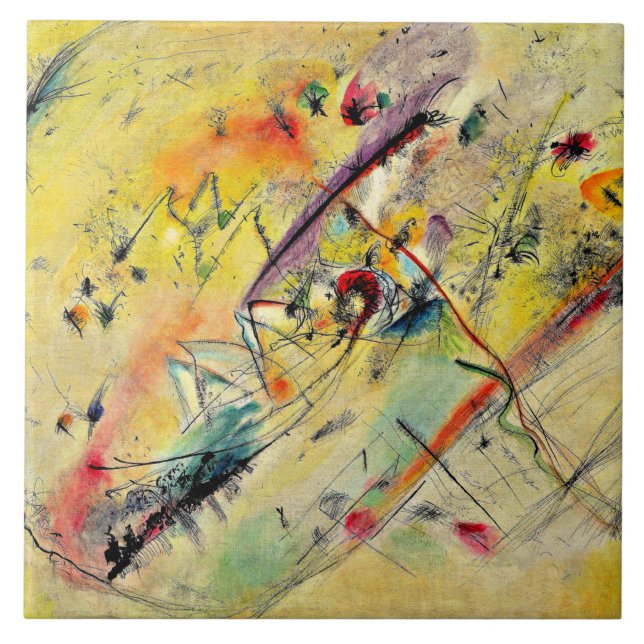 Kandinsky - Light Picture, Ceramic Tile (Front)