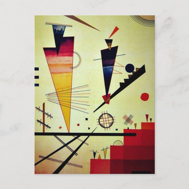 Kandinsky - Merry Structure Postcard (Front)